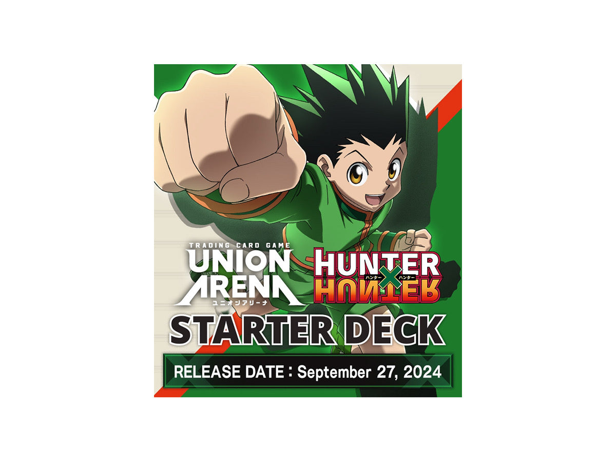 Union Arena Hunter x Hunter Starter Deck Englisch (Vorbestellung - Voraussichtlicher Versand: 27.09.2024)