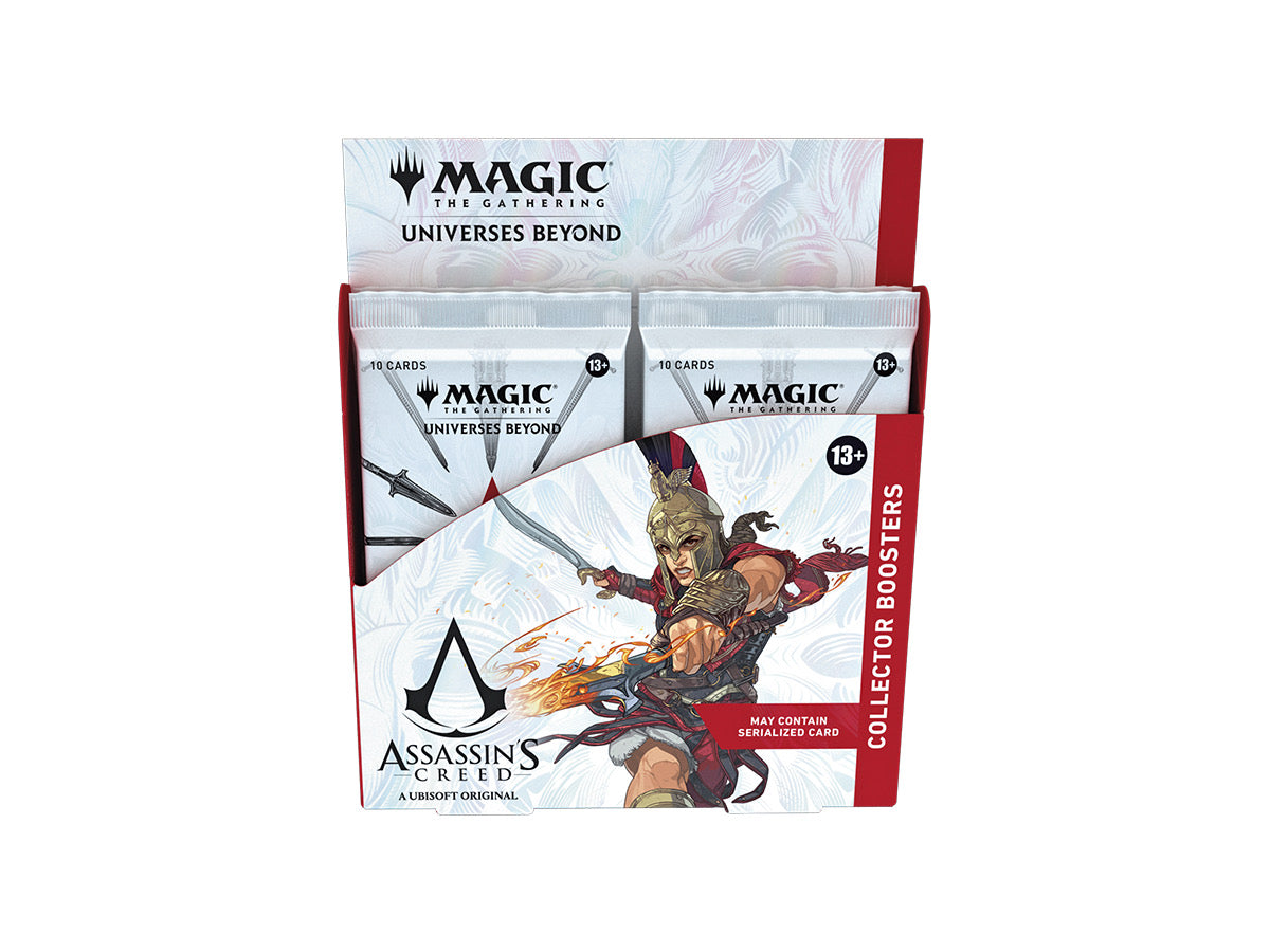 Magic The Gathering Asassin’s Creed Collector’s Booster Display Deutsch (Vorbestellung - Voraussichtlicher Versand: 05.07.2024)